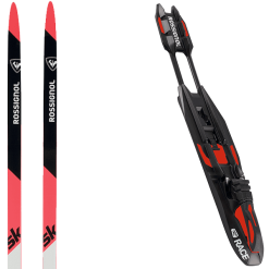 ROSSIGNOL DELTA COMP SKATING 22 + ROSSIGNOL RACE SKATE RED