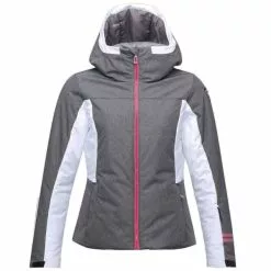 ROSSIGNOL W COURBE HEATHER JKT HEATHER GREY 22