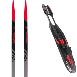 ROSSIGNOL X-IUM R-SKIN + ROSSIGNOL RACE CLASSIC BLACK RED