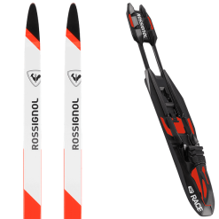 ROSSIGNOL DELTA SKATE + ROSSIGNOL RACE SKATE RED