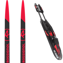 ROSSIGNOL X-IUM R-SKIN IFP + ROSSIGNOL RACE CLASSIC BLACK RED
