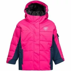 ROSSIGNOL KID FLOCON JKT PINK FUSHIA 22