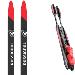 ROSSIGNOL DELTA COMP SKATING JR + ROSSIGNOL RACE JR SKATE